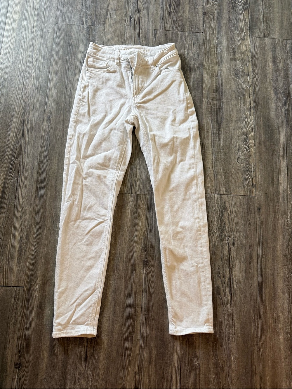American Eagle Outfitters Women's Skinny Jeans in Cream